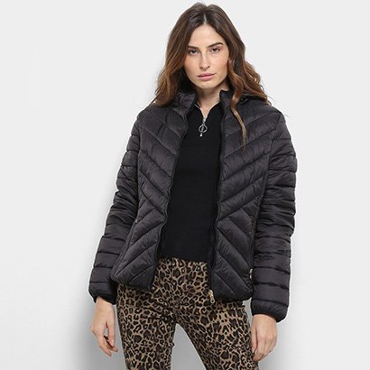 jaqueta facinelli dupla face com pelo matelassê feminina